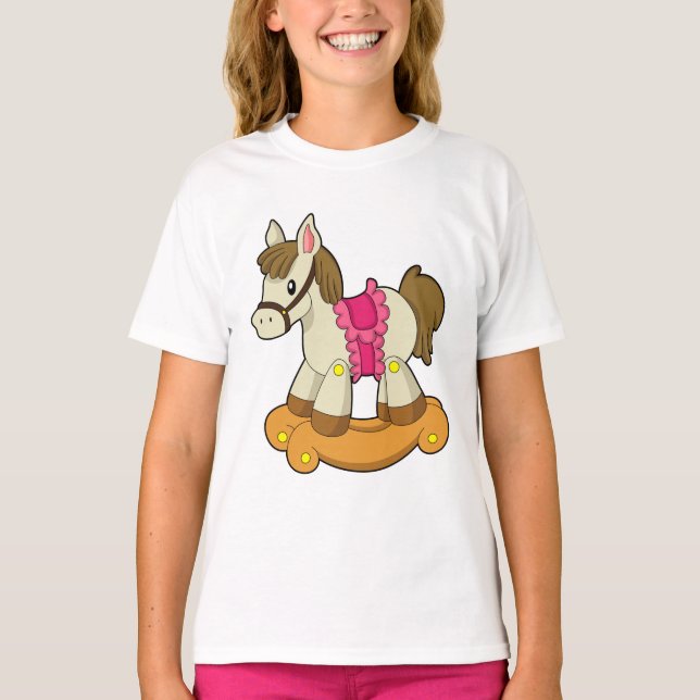 Horse as Rocking horse.PNG T-Shirt (Front)
