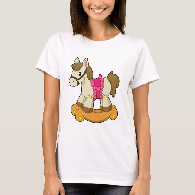 Horse as Rocking horse.PNG T-Shirt (Front)