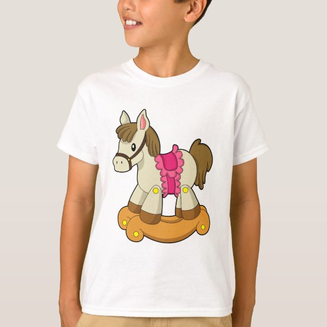 Horse as Rocking horse.PNG T-Shirt (Front)