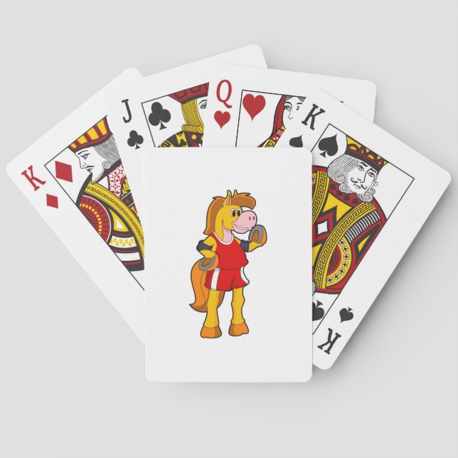 Horse as Runner Playing Cards (Back)