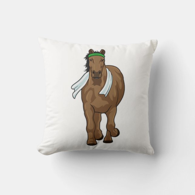 Horse as Runner with Towel Cushion (Front)