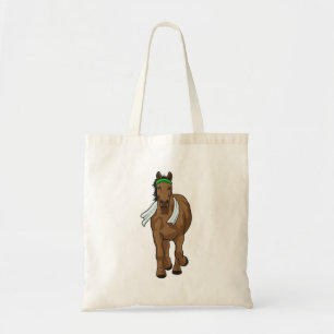 Horse as Runner with Towel Tote Bag