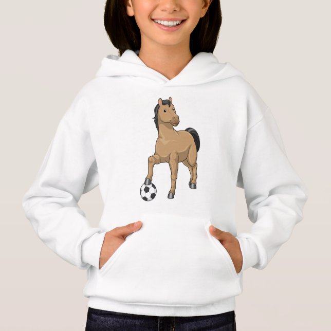 Horse as Soccer player with Soccer (Front)
