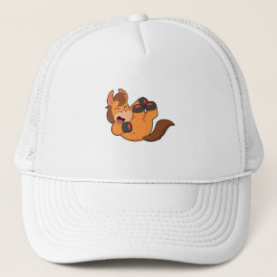 Horse at Laughing Trucker Hat