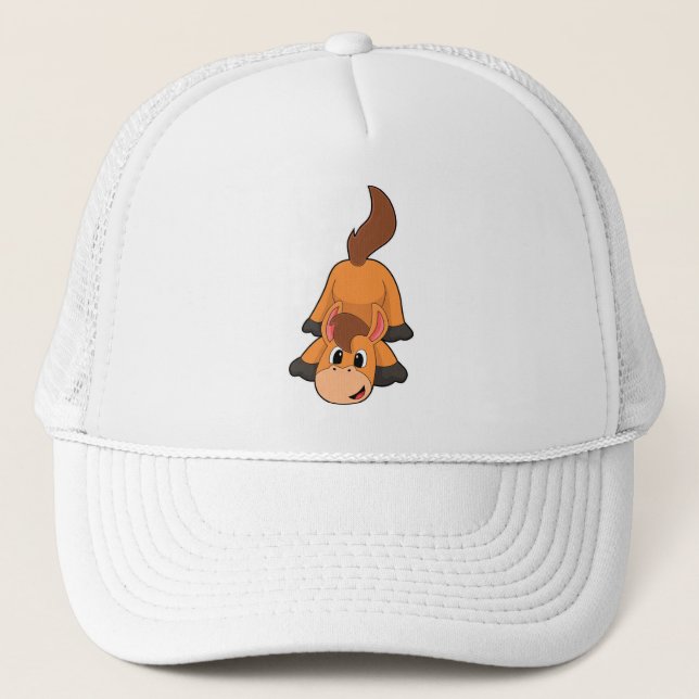 Horse at Playing Trucker Hat (Front)