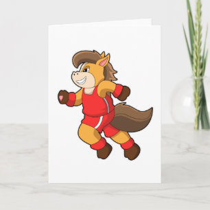 Horse at Running Card