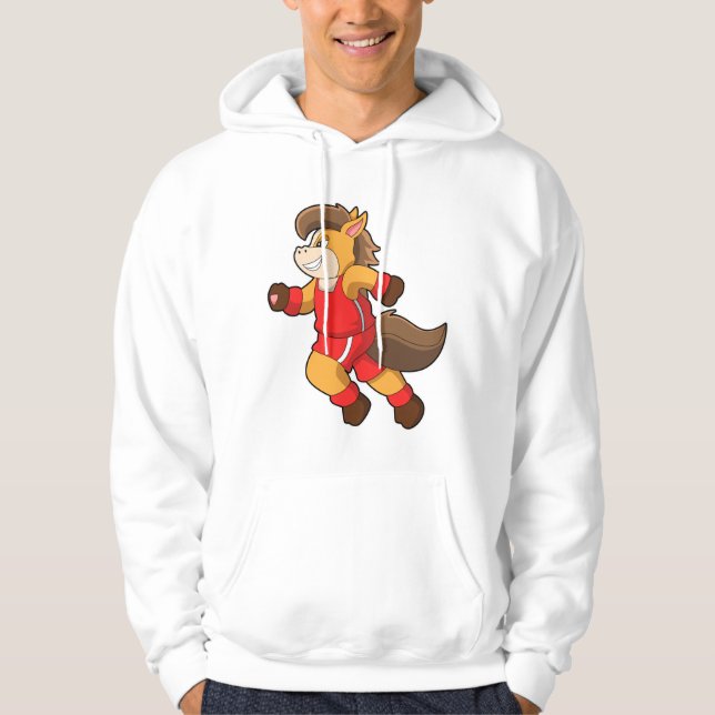 Horse at Running Hoodie (Front)