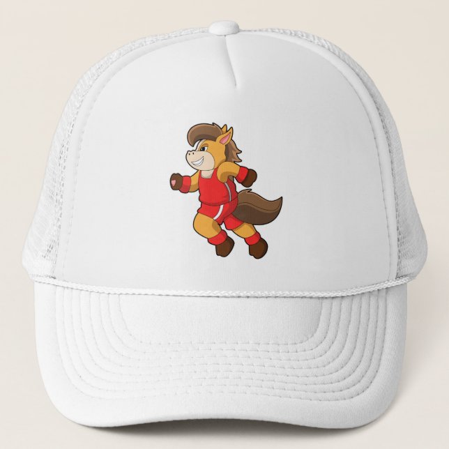 Horse at Running Trucker Hat (Front)