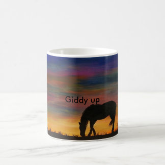 Horse at Sunrise Coffee Mug