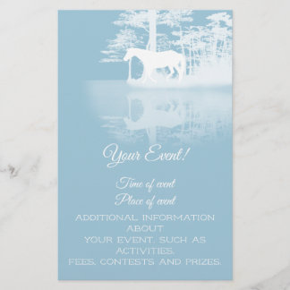 Horse At Twilight Flyer