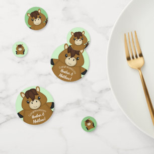 Horse Baby Shower Confetti