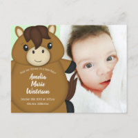 Horse Baby Shower Green
