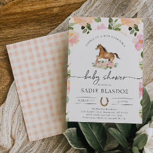Horse Baby Shower Invitation