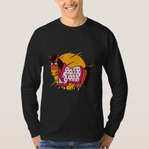 Horse Bathrobe Horse Silhouette Bath Horse T-Shirt