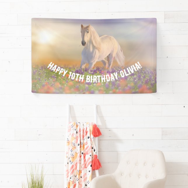 Horse Birthday Banner (Insitu)