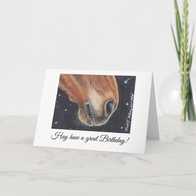 Horse Birthday Card (Front)