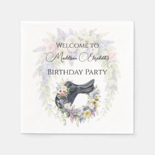 Horse Birthday Napkin