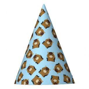 Horse Birthday Party Blue Hat