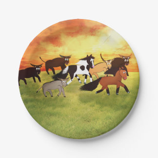 Horse Birthday Party Paper Plate