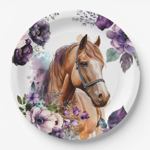 Horse Birthday Party Paper Plate