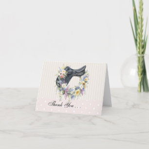 Horse Birthday Thank You Card