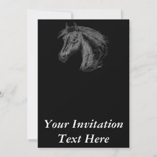 Horse:  Black Invitation