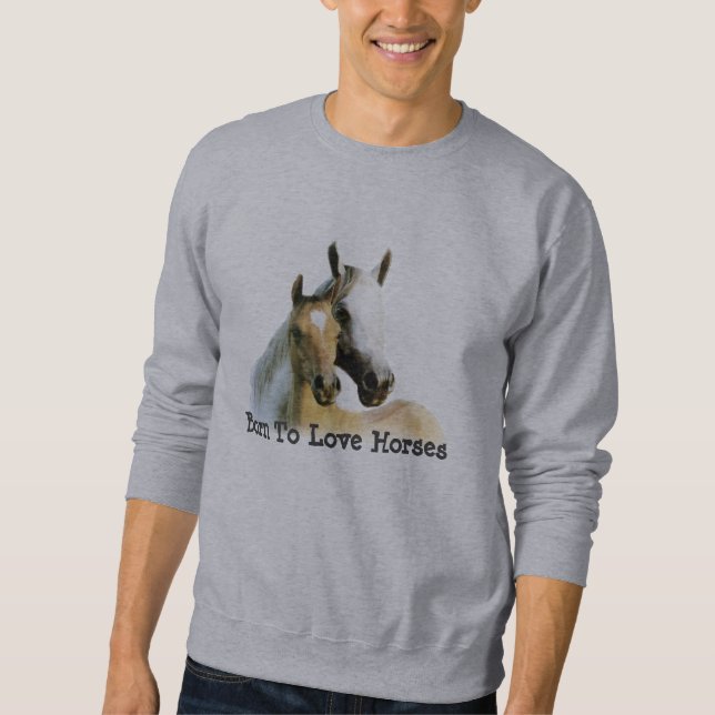 Horse Buddies Unisex Adult Sweatshirt (Front)