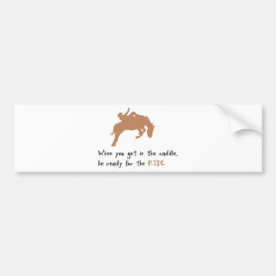 horse bumper sticker