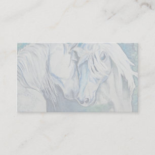 Horse Business Card- Blue Card
