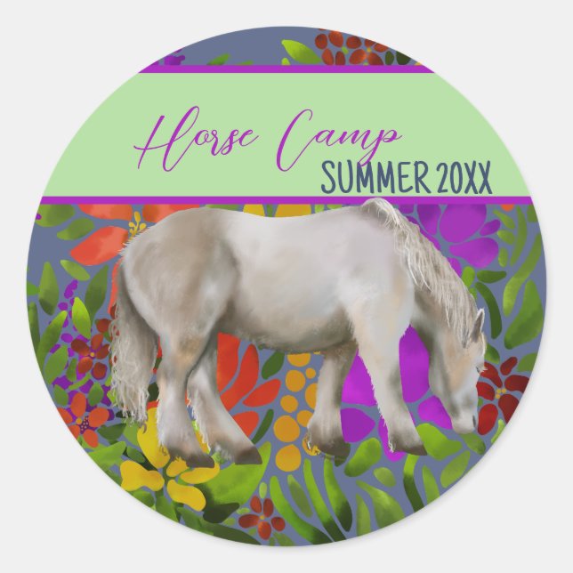 Horse Camp Custom year stickers (Front)