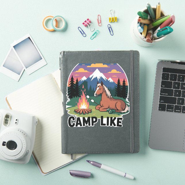 Horse Camp Like a Legend Camping (iPad Cover)