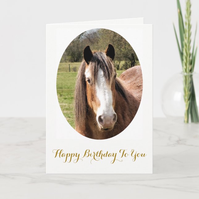 HORSE CARD (Front)