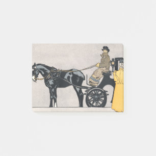 Horse carriage (1898) by Edward Penfield. Post-it Notes