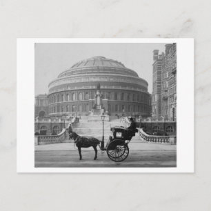 Horse carriage at Albert Hall London 1904, England Postcard