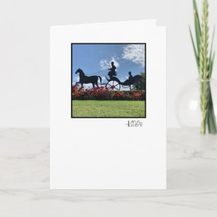 Horse & Carriage greeting card