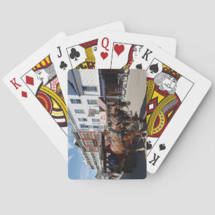 Horse & Carriage on Mackinac Island, Michigan Playing Cards