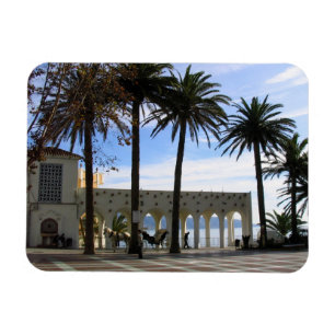 Horse & Carriage On The Promenade In Nerja, Spain Magnet