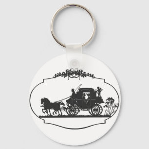 horse carriageb key ring