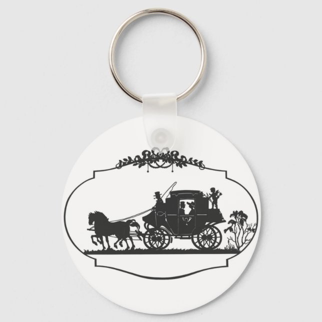 horse carriageb key ring (Front)