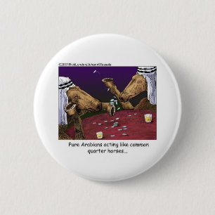 Horse Cartoon Gifts Tees & Collectibles 6 Cm Round Badge