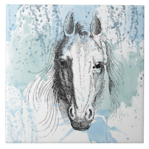 Horse Ceramic Tile