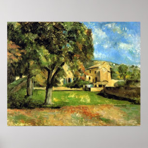 Horse-Chestnut-Trees - Paul Cezanne - c1890 Poster