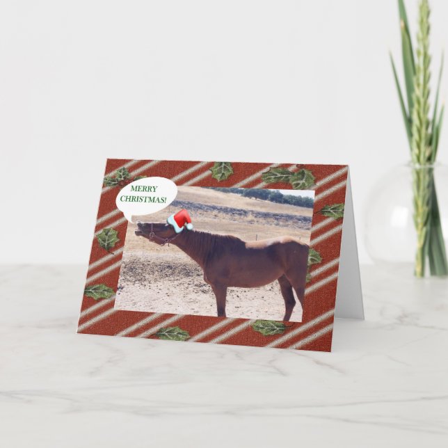 Horse Christmas Card (Front)