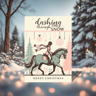 Horse Christmas Card