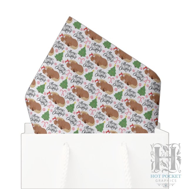 Horse Christmas Tissue Paper (Creator Uploaded)