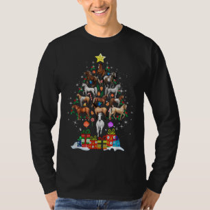 Horse Christmas Tree ForKids T-Shirt