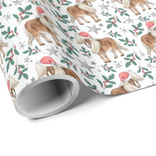 Horse Christmas Wrapping Paper