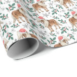 Horse Christmas Wrapping Paper<br><div class="desc">Horse Christmas Wrapping Paper. Paper Colour is White. Available in multiple colours,  sizes and two finishes. www.hotpocketgraphics.com</div>
