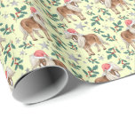 Horse Christmas Wrapping Paper<br><div class="desc">Horse Christmas Wrapping Paper. Paper Colour is Yellow. Available in multiple colours,  sizes and two finishes. www.hotpocketgraphics.com</div>