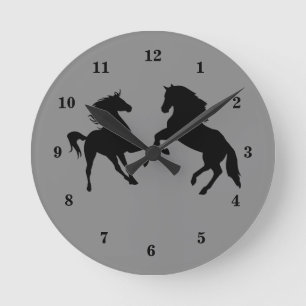 Horse Clock with Custom Colours and Number Fonts